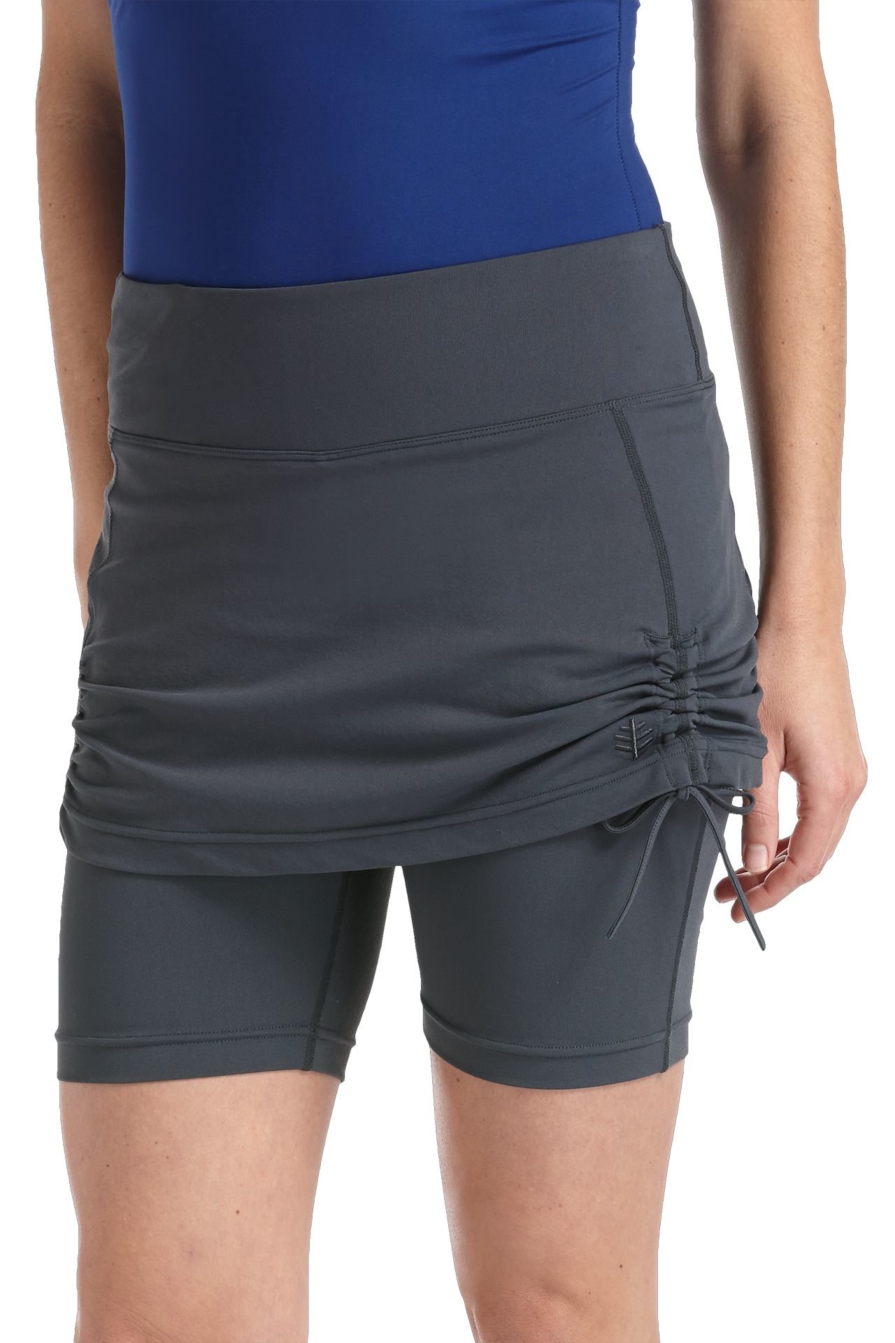 Coolibar - Skirted UV Swim Shorts - Graphite